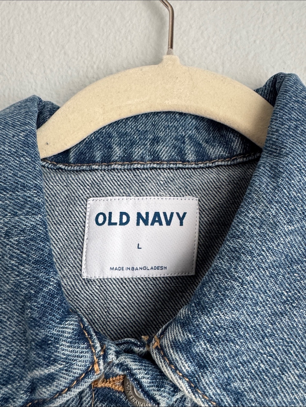 Old Navy Blue Denim Button-Up Jacket - Picture 2 of 4